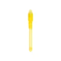 Yellow UV invisible ink magic pen with built-in LED light for secret messages - Yellow