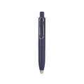 Sleek dark blue Morandi style retractable gel pen with a minimalist metal pocket clip - Deep Purple Shell Black Ink-Standard / 0.5mm
