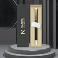 Premium μαύρο και χρυσό μεταλλικό σετ στυλό σε κομψή συσκευασία δώρου - Κλασικό Μαύρο
