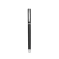 High-end black metal rollerball pen with silver accents for business office use. - Standard Style (1902-Silver Clip) / Black
