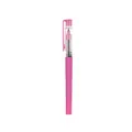 Penna roller a inchiostro liquido rosa con punta ad ago precisa per una scrittura scorrevole - Inchiostro Nero / 0.5mm / Rosso rosa