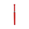 Professionele rode vloeibare inkt rollerpen met 0,5 mm fijne punt en transparante dop - 0.5mm / Rood Lichaam Zwarte Inkt