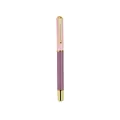 Eleganter Metall-Tintenroller in stilvollem Pink und Lila mit edlen Goldakzenten - Eleganter Violetter Schaft Gelschreiber (2018) / 0.5mm