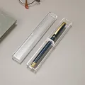 Minimalistisches transparentes Geschenkbox für einen Stift aus Kunststoff - 156x25x25mm / Transparent