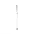 Professional elegant white and silver metal business pen for premium office writing - Business Style (1902) / 0.5mm / White Barrel Silver Clip