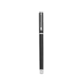 Elegant black metal ballpoint pen with silver accents for professional business office use - Hollow-out Style (1902-Silver Clip) / Black