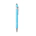 Bolígrafo de metal azul claro con punta para pantalla táctil en smartphones y tabletas - 1.0mm / Azul lago