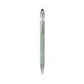 Bolígrafo de metal verde pálido con punta de lápiz óptico integrada para pantalla - 1.0mm / Verde Morandi