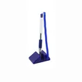 Blauwe beveiligingspen voor bureau met spiraalkabel en voet voor kantoor - Blauw Lichaam Zwarte Inkt / 0.5mm / Blauw