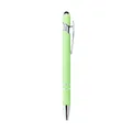 Bolígrafo profesional de metal verde lima con punta de lápiz óptico para pantallas - 1.0mm / Verde claro