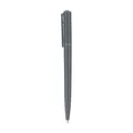 Sleek grey twist-action ballpoint pen with integrated clip for office stationery - 1.0mm Bullet Tip / Gray Barrel