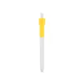 Stylo à bille rétractable jaune et blanc pour fournitures de bureau professionnelles - Clip Jaune (530二维码)