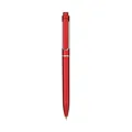 Stylo gel business rétractable rouge mat élégant avec une finition métallique moderne - 0.5mm (Noyau en Plastique) / Rouge