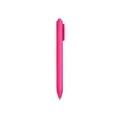Penna gel a scatto rosa vibrante con finitura opaca perfetta per ufficio e scuola - Punta a Molla ad Alta Capacità 0.5mm / Fusto Rosa Scuro (Inchiostro Nero)