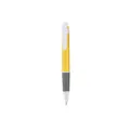 Professional yellow and grey retractable ballpoint pen with a durable 0.7mm plastic nib - Standard Retractable / Yellow