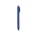 Penna a gel blu a scatto con finitura opaca per scrittura fluida ed esami scolastici - Fusto Blu Scuro (Inchiostro Nero)