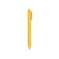 Penna a gel retrattile gialla di alta qualità per esami scolastici e uso professionale - Fusto Giallo (Inchiostro Nero)