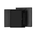 Elegant matte black stationery gift box and matching carry bag for A5 notebook and pen - Empty Set (Gift Box & Tote Bag) / Black