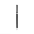 Sleek dark grey metal business gel pen with silver chrome accents for office use - Hollow-out Style (1902-Silver Clip) / Dark Gray