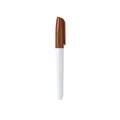 Erasable high-capacity whiteboard marker with a brown cap for office and meeting use - Brown