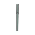 Penna gel metallica professionale grigio scuro con clip dal design minimalista - 0.5mm / Corpo Blu Inchiostro Nero