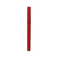 Penna gel rossa metallizzata di alta qualità per ufficio con clip a bordo argento - 0.5mm / Corpo Rosso Inchiostro Nero