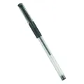 Professional black gel ink office pen featuring a transparent barrel and ergonomic grip - 0.5mm / Black