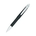 Sleek black and silver retractable ballpoint pen for business and office gift use. - Ballpoint Pen 1.0mm / Black