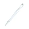 Professional white and silver retractable ballpoint pen for business gifts - Ballpoint Pen 1.0mm / White