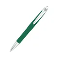 Professional green and silver retractable ballpoint pen for business and office use - Green