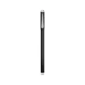 Premium black metal gel pen with a sleek silver clip perfect for business signature - Silver Clip / Obsidian Black