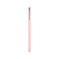 Elegant pink metal gel pen featuring a sleek silver clip for professional office use - Silver Clip / Cornus Pink