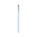 Elegant light blue metal gel pen with a silver clip, ideal for office business use - Silver Clip / Sky Blue