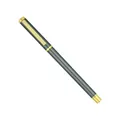 Elegant dark grey and gold metallic business rollerball pen for professional office use - Gold Hook / Gray