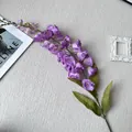 Detailed view of realistic purple artificial bellflower stem for Monet style wedding - Lily of the Valley Purple