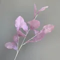Branche de feuilles de pamplemousse artificielles violet clair pour décor de mariage. - Violet
