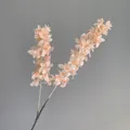 Dettaglio di fiori di giacinto artificiali a 2 rami in rosa pesca per decorazioni nuziali - Rosa