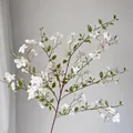 Fiore artificiale Murraya paniculata bianco a stelo lungo per decorazioni nuziali - Bianco