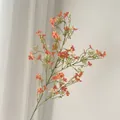 Elegante künstliche orangefarbene Schleierkrautblumen für die Dekoration - Orange