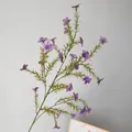 Elegant artificial purple periwinkle flower branch for wedding and home decor aesthetic - Purple