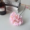 Ortensia artificiale rosa elegante a stelo singolo per decorazioni casa e matrimoni - Rosa