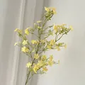 Eleganter künstlicher Zweig mit gelben Schleierkrautblüten für Heim- oder Hochzeitsdeko - Gelb