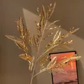 Branche de fougère artificielle dorée élégante pour arrangements floraux et déco - Style Feuille de Fougère Dorée (Style 23)