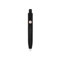 Portable black pocket gel pen featuring a unique Good Luck design on the clip area - 0.7mm / Black