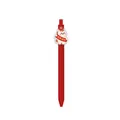 Cute red retractable gel pen featuring a cartoon horse character for Year of the Horse - Red