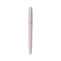 Penna gel cancellabile a caldo color lavanda dal design minimalista - Nucleo Inchiostro Nero Regolare 0.7mm / Viola chiaro
