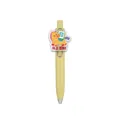 Cute yellow retractable gel pen with lucky cartoon horse charm for Chinese New Year - Bullet Tip / Pale Yellow (Wealth Soon)