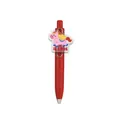 Red gel pen featuring a cute pink cartoon horse with a gold ingot for the Year of the Horse - Bullet Tip / Red (Money Soon)