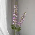 Fleurs de delphinium artificielles violettes et blanches pour décor de mariage - Violet