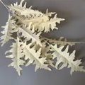 Elegante künstliche Blätter in Champagnerfarbe für Hochzeits- und Bühnendekorationen - Koralle / 95cm / Hell Champagner
